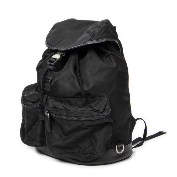 Prada Double Pocket Drawstring Backpack - Picture 2 of 10